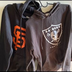 San Fransisco Giants (s) / Raiders Hoodie (m)
